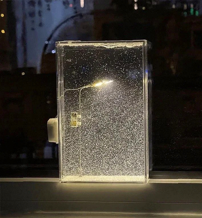 Mini Snow Street Light Lamp ❄️✨