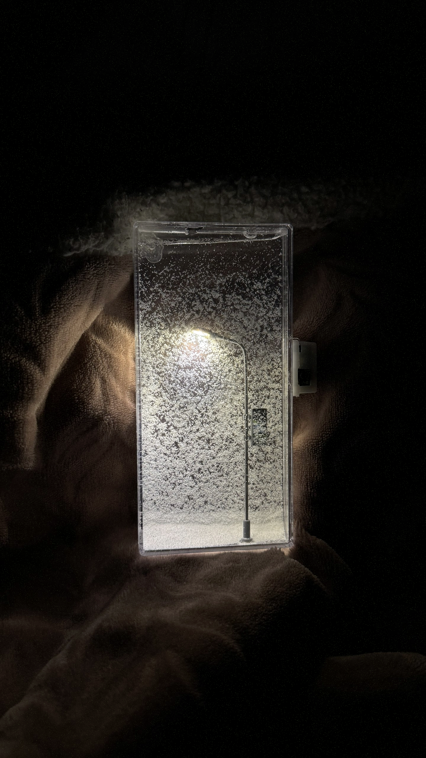 Mini Snow Street Light Lamp ❄️✨